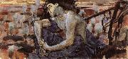 Mikhail Vrubel The Seated Demon oil painting
